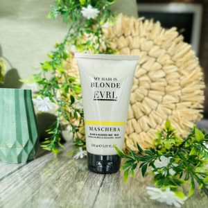 EVRL Blond & Bleached Hair Mask – Voedt diep, herstelt het haar en behoudt een stralende, koele blondtint. ✨💛