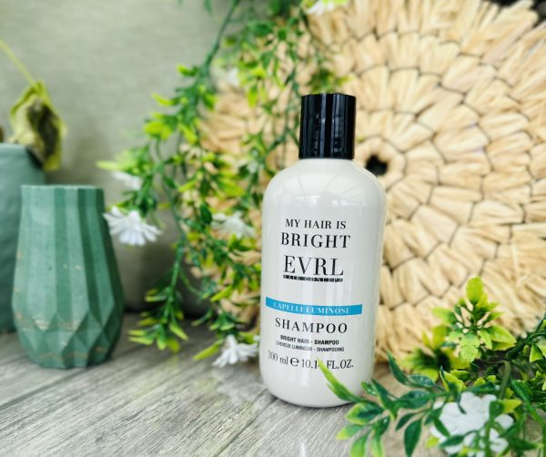 EVRL Bright Hair Shampoo – Versterkt en verheldert dof haar, voor een gezonde glans en levendige kleur. Maakt het haar zacht, licht en stralend. ✨ kindvriendelijke shampoo!